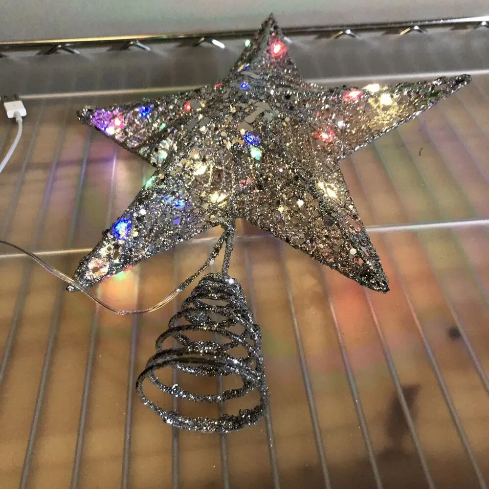 Christmas Star Lights Up And Works Tree Or Table Top